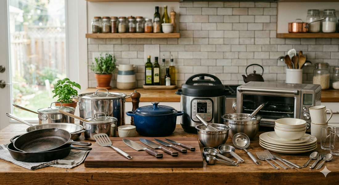 Kitchen Essentials - What I bought for my 22 year old's First Kitchen