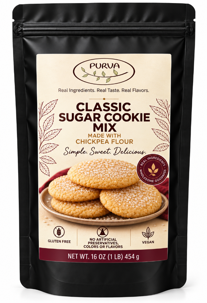 Gluten-Free Sugar Cookie Mix | Chickpea Flour | PURVA